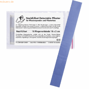 Söhngen Fingerverband detectable Nachfüllset 18x2cm VE=10 Stück