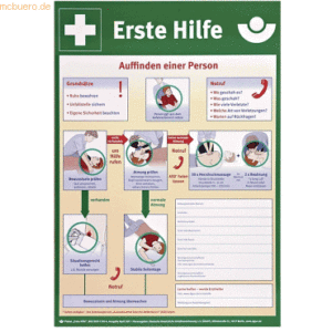 Söhngen Anleitung Erste-Hilfe Plakatform Kunststoff A2 DGUV 204-002