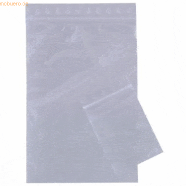 k.A. Schnellverschlussbeutel 80x120mm ohne Druck VE=1000 Stück