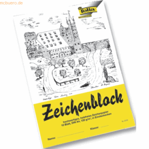 Staufen Zeichenblock A3 100g/qm 10 Blatt weiß