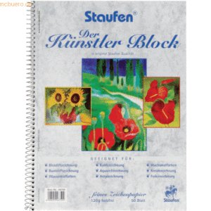 Staufen Künstlerblock A4 120g/qm 50 Blatt