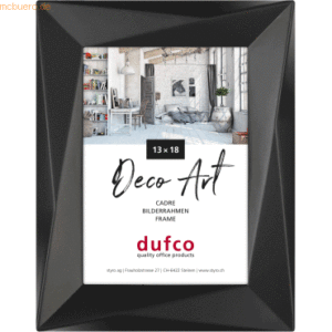 Dufco Bilderrahmen Deco Art Kunststoff 13x18 cm anthrazit