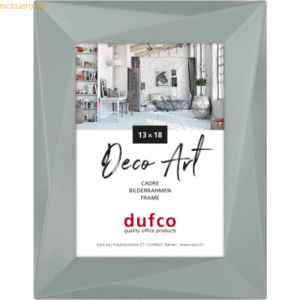 Dufco Bilderrahmen Deco Art Kunststoff 13x18 cm grüngrau