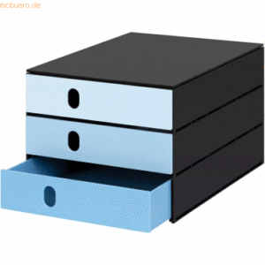 Styro Schubladenbox styroval pro color flow 3 Schubladen geschlossen b
