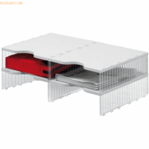 Styro Aufbaueinheit für Postsortieranlage Duo 4 Fächer