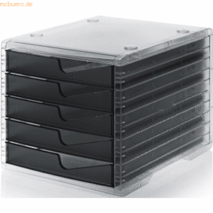 Styro Schubladenbox styroswingbox light transparent/anhtrazit