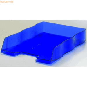Styro Briefablage styrofile C4 blau transparent