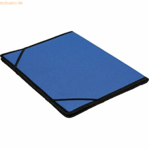 Dufco Dokumentenmappe Soft Touch A4 Nylon 65mm royalblau/schwarz
