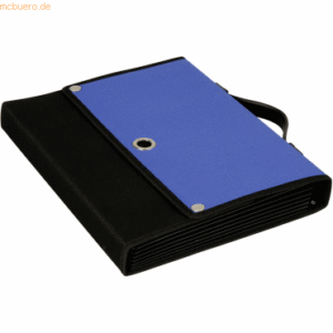 Dufco Fächermappe 3-Way-Flip File Soft Touch Nylon A4 PP 6 Fächer roya