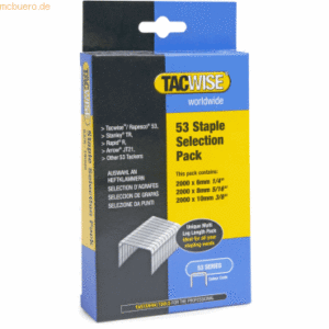 Tacwise Heftklammern Multipack 53 verzinkt 53/6