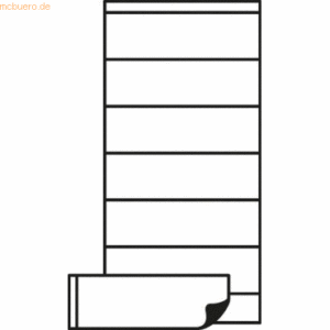 Tarifold Pro Etikettenhalter Magnet 25x75mm VE=6 Stück