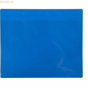Tarifold Pro Kennzeichnungshülle A4 quer blau magnetisch PVC VE=10 Stü