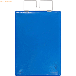 Tarifold Pro Kennzeichnungshülle A4 blau PVC mit Haltedraht VE=10 Stüc