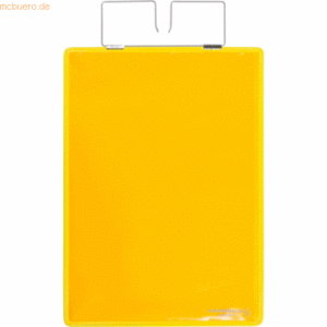 Tarifold Pro Kennzeichnungshülle A4 gelb PVC mit Haltedraht VE=10 Stüc