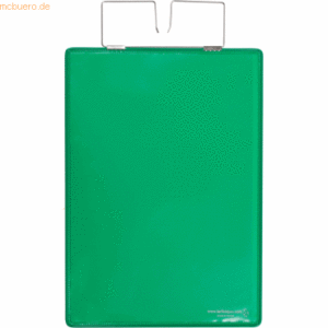 Tarifold Pro Kennzeichnungshülle A4 grün PVC mit Haltedraht VE=10 Stüc