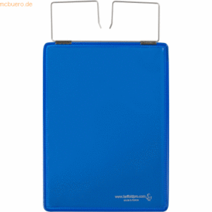 Tarifold Pro Kennzeichnungshülle A5 blau PVC mit Haltedraht VE=10 Stüc