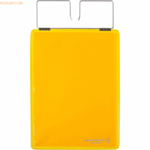 Tarifold Pro Kennzeichnungshülle A5 gelb PVC mit Haltedraht VE=10 Stüc