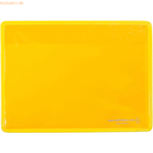 Tarifold Pro Kennzeichnungshülle A4 quer gelb magnetisch PVC mit Halte