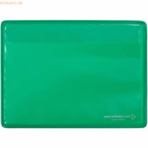 Tarifold Pro Kennzeichnungshülle A4 quer grün magnetisch PVC mit Halte