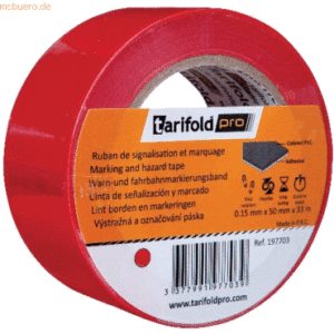 Tarifold Pro Bodenmarkierungsband 50mmx33m rot