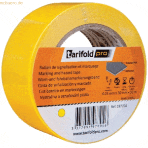 Tarifold Pro Bodenmarkierungsband 50mmx33m gelb