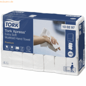 Tork Handtücher Premium Interfold extra weich 2-lagig weiß VE=21x100 S