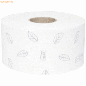 Tork Toilettenpapier Premium Mini Jumbo Rolle 3-lagig 10cmx120m weiß V