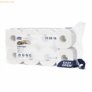 Tork Toilettenpapier Premium Tissue 3-lagig hochweiß VE=8 Rollen
