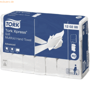 Tork Handtücher Advanced Interfold 2-lagig hochweiß VE=21x136 Stück