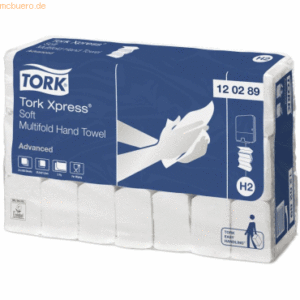 Tork Handtücher Advanced Interfold 2-lagig weiß VE=21x180 Stück