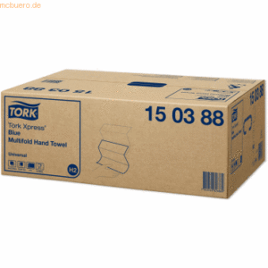 Tork Papierhandtücher Xpress Universal 21x24cm H2 Multifold 2-lagig bl