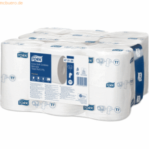 Tork Toilettenpapier Premium Midi hülsenlos T7 3-lagig 9