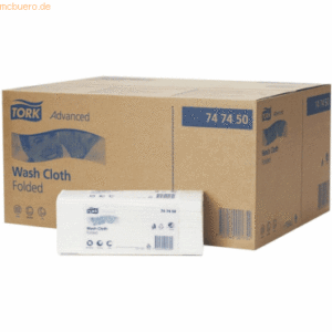 Tork Waschtuch Advanced gefaltet 6-lagig 25x19cm hochweiß VE=20x80 Tüc