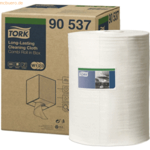 Tork Reinigungstücher langlebig 1-lagig 32x38cm weiß 1 Rolle mit 300 T