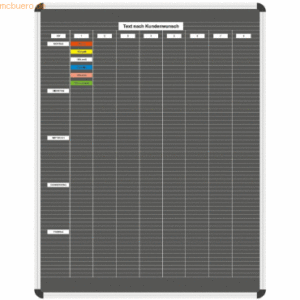 Ultradex Stecktafel Planrecord mit Leitlinien BxHxT 620x770x22mm schwa