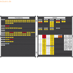 Ultradex Doppeltafel Planrecord 2xB620xH1120mm mit 2x93 Steckbahnen