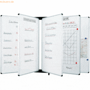 Ultradex Whiteboard Schwenktafel Fair 900x1200mm weiß