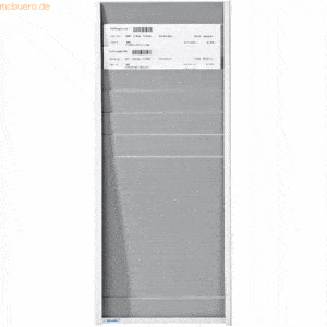 Ultradex Kartentafel für Formulare A4 hoch BxHxT 245x580x49mm Sichtran