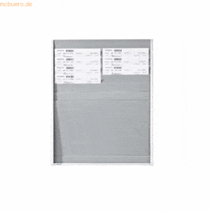 Ultradex Kartentafel für Formulare A4 hoch BxHxT 465x580x49mm Sichtran