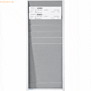 Ultradex Kartentafel für Formulare A4 hoch BxHxT 245x860x49mm Sichtran