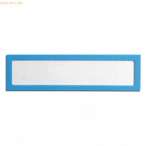 Ultradex Infotasche magnetisch für Überschriften A4quer/A3hoch blau VE