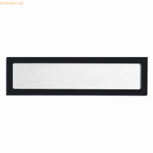 Ultradex Infotasche magnetisch für Überschriften A4quer/A3hoch schwarz