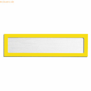 Ultradex Infotasche magnetisch für Überschriften A5quer/A4hoch gelb VE
