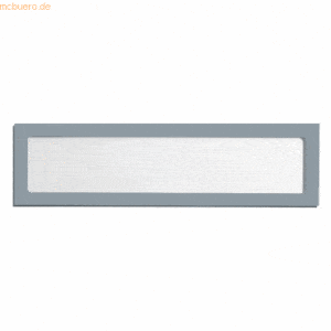 Ultradex Infotasche magnetisch für Überschriften A5quer/A4hoch grau VE