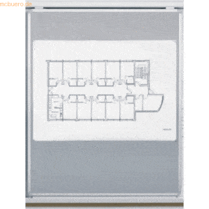 Ultradex Schiebetafel mit Whiteboard BxHxT 1500x1200x22mm weiß incl. R