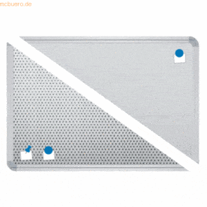 Ultradex Stellwandtafel Edelstahl Duodex 2.0 B1200xH1500xT22mm blank/w