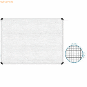 Ultradex Magnettafel Raster 5x5/10x10mm 970x700mm 66 Planungszeilen