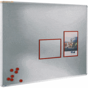 Ultradex Whiteboard Emaille anthrazit BxHxT 1200x900x22mm kreidebeschr