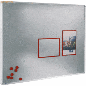 Ultradex Whiteboard Emaille anthrazit BxHxT 1500x1000x22mm kreidebesch