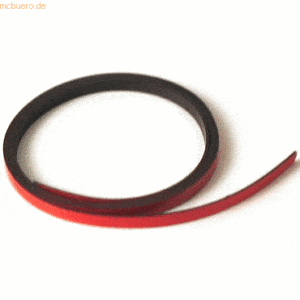 Ultradex Magnetisches Band 1000x5mmx1mm rot